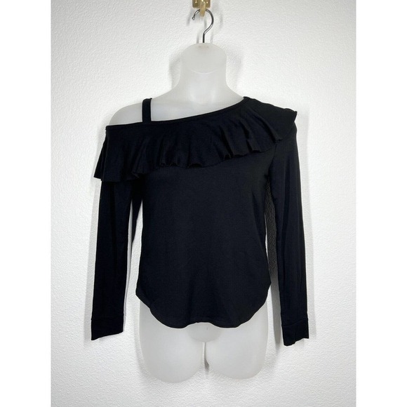 Generation Love Randy Ruffled Cold Shoulder Top - Picture 1 of 5